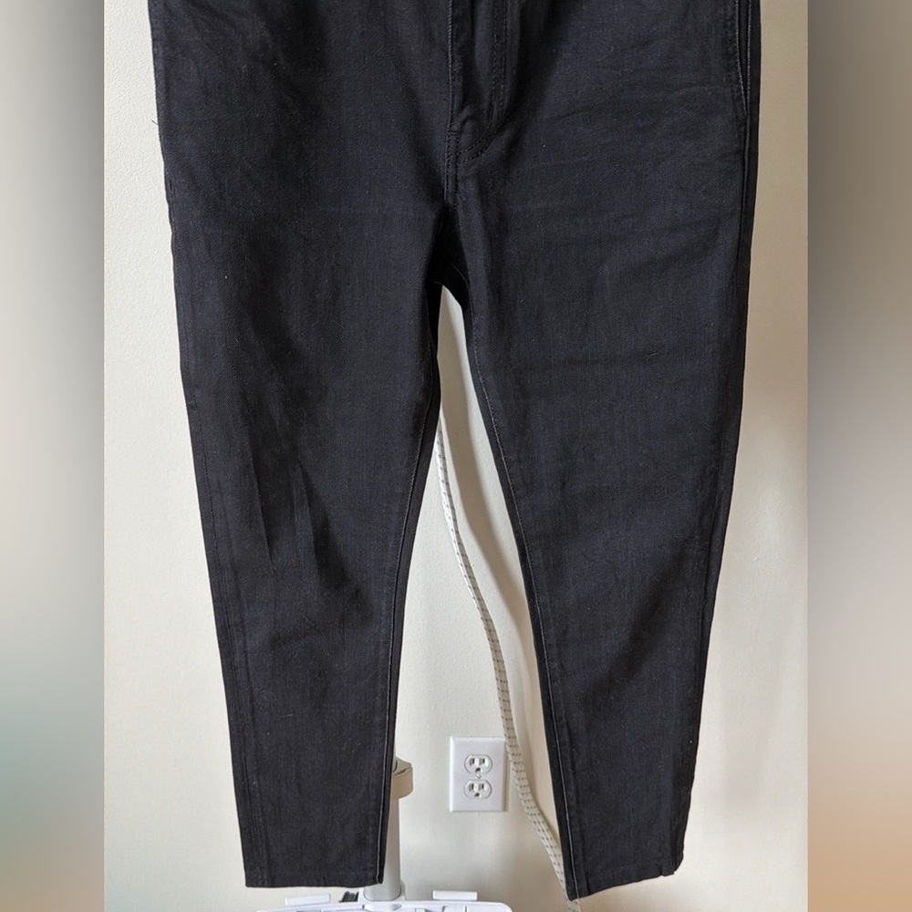 YSL Saint Laurent Paris black ankle cropped slim jeans, size 30 - Picture 3 of 14